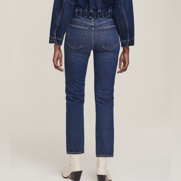 AGOLDE Wilder Mid-Rise Straight Jeans Size 30 NWT - Picture 2 of 14